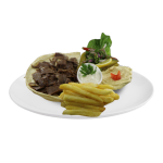 Chawarma poulet avec frites – Image 2